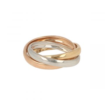 Dot | Ring 18 Carat Gold | Tricolor  3.1 mm