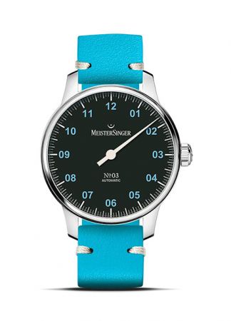 MeisterSinger Special №03 Black/Blue | 38mm
S-BM9902B