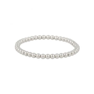 Sundrops | Flex Bracelet White Gold Sphere | 4 mm