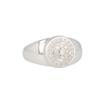 Be | Ring White Gold | Diamonds