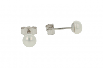 Sundrops Pearls | Ear Studs White Gold | Pearl 5.5mm