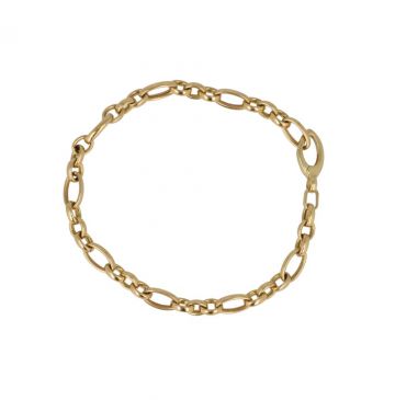 DOT | BRACELET YELLOW GOLD FANTASY | 19CM