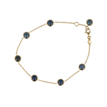 Sundrops | Bracelet Yellow Gold | Blue Sapphire