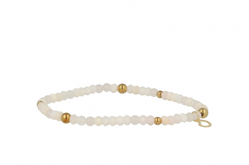 Sundrops |  Bracelet Yellow gold | Mother of pearl - pinkopal