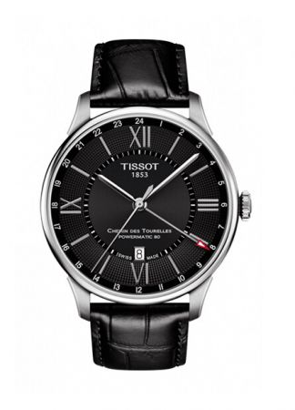 Tissot Chemin Des Tourelles Powermatic 80 GMT Black | 42MM  T099.429.16.058.00