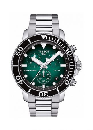 Tissot Seastar 1000 Chronograph  Green| 45.5mm
T120.417.11.091.01