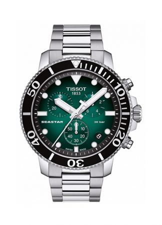 Tissot Seastar 1000 Chronograph  Green| 45.5mm
T120.417.11.091.01