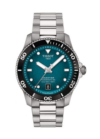 Tissot Seastar 1000 Powermatic 80 turquoise | 40mm
T120.807.11.091.00