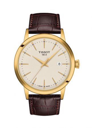 Tissot Classic Dream ivory/leather | 42mm
T129.410.36.261.00