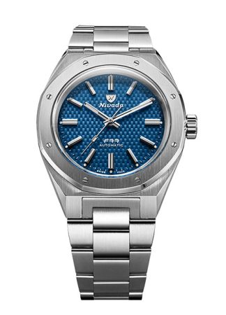 Nivada Grenchen F77 Blue No Date 68041A77B