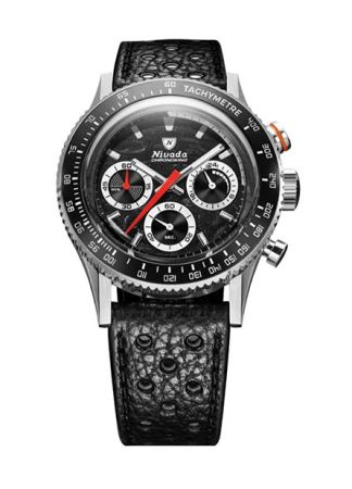 Nivada Grenchen Chronoking MecaQuartz Racing Black | 38mm