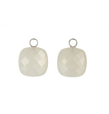 Varivello Pendants | Moonstone White | 13 x 13 mm