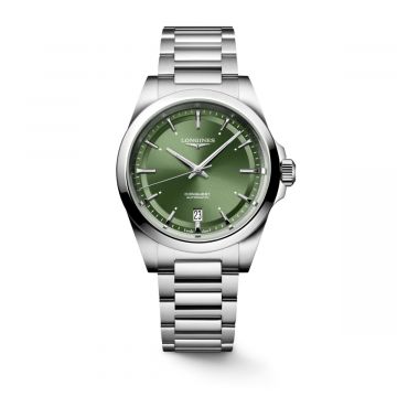 Longines Conquest Green steel L3.720.4.02.6 