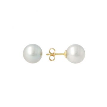 Sundrops | Ear Studs Yellow Gold | Pearl