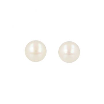 Sundrops | Ear Studs Yellow Gold | Pearl