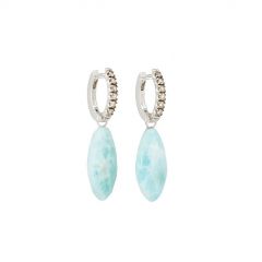 Varivello Set | White Gold & Brown Diamonds | Larimar