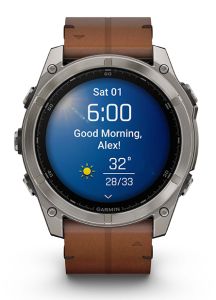 Garmin Fēnix Titanium/Leather | 51mm 010-02905-40