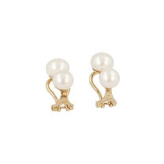 Sundrops | Earclips Yellow Gold | Pearl