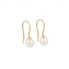 Sundrops | Earrings Yellow Gold | Pearl
