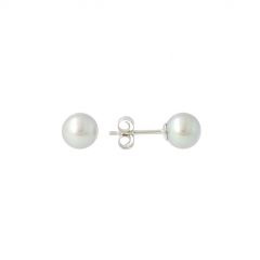 Sundrops | Ear Studs White Gold | Pearl