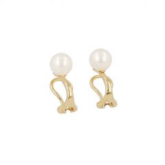 Shima Pearls | Earclips Yellow Gold | Pearl