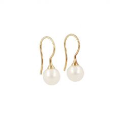 Sundrops | Earrings Yellow Gold | Pearl