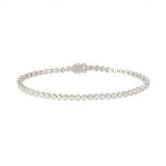 Lux | Tennis Bracelet White Gold | 55 Diamonds