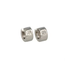 Lux | Earring White gold | Diamond Princess cut