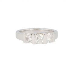 Lux | Ring White Gold | Diamonds