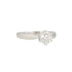 W | Diamond Solitaire Ring White Gold | 1.00ct