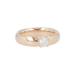 Lux | Ring Pink Gold | Diamond 0,40ct