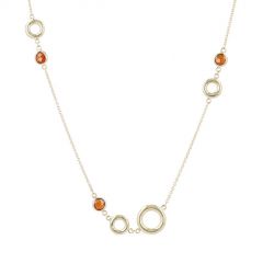 Sundrops | Necklace 14 Carat Yellow gold | Hessonite