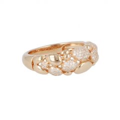 Be | Ring Pink Gold | Diamond Bubbles