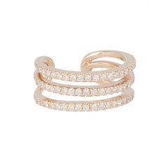 Lux | Ring Pink Gold | Diamonds 0,74ct