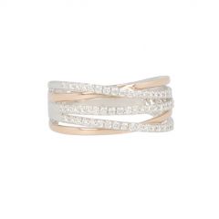 Lux | Ring Bicolor | diamonds