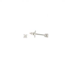 W | Diamond Ear studs White Gold | 0.10ct