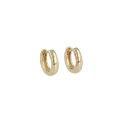 Be | Earrings 14 Carat Yellow gold | Ø12 mm
