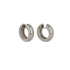 Be | Earrings 14 Carat White gold | Round