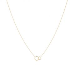 KEK | Necklace Yellow Gold | Double Ring