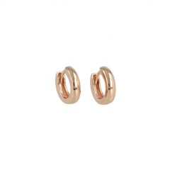Be | Earrings 14 Carat Pink gold | Ø12 mm