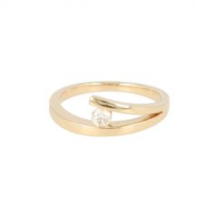 Lux | Ring Yellow Gold | Brilliant 