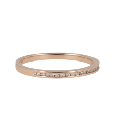 Yeva | Ring Pink Gold | 21 Diamonds