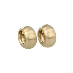 Be | Earrings 14 Carat Yellow gold | Ø17 mm