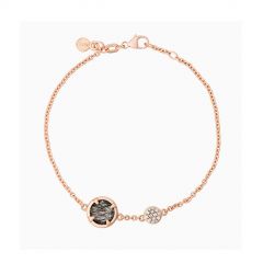 BRON | Mira Mira Bracelet | Rutile Quartz - Diamonds - Black Sapphire
