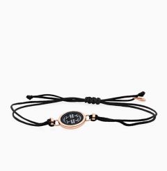 BRON | Sushi Bracelet | Black Agate 12 x 10 mm