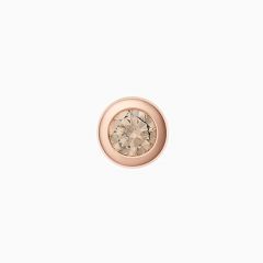 BRON | Confetti Ear Stud Pink gold | Champagne Diamond