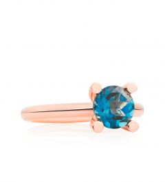 BRON | Phlox Ring |Londen Blue Topaz | 8mm