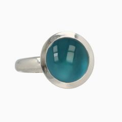 BRON | Solar Ring | London Blue Topaz