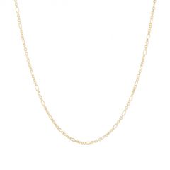 Dot | Necklace Yellow Gold | Figaro