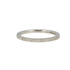 Yeva | Alliance Ring white Gold | 25 Diamonds